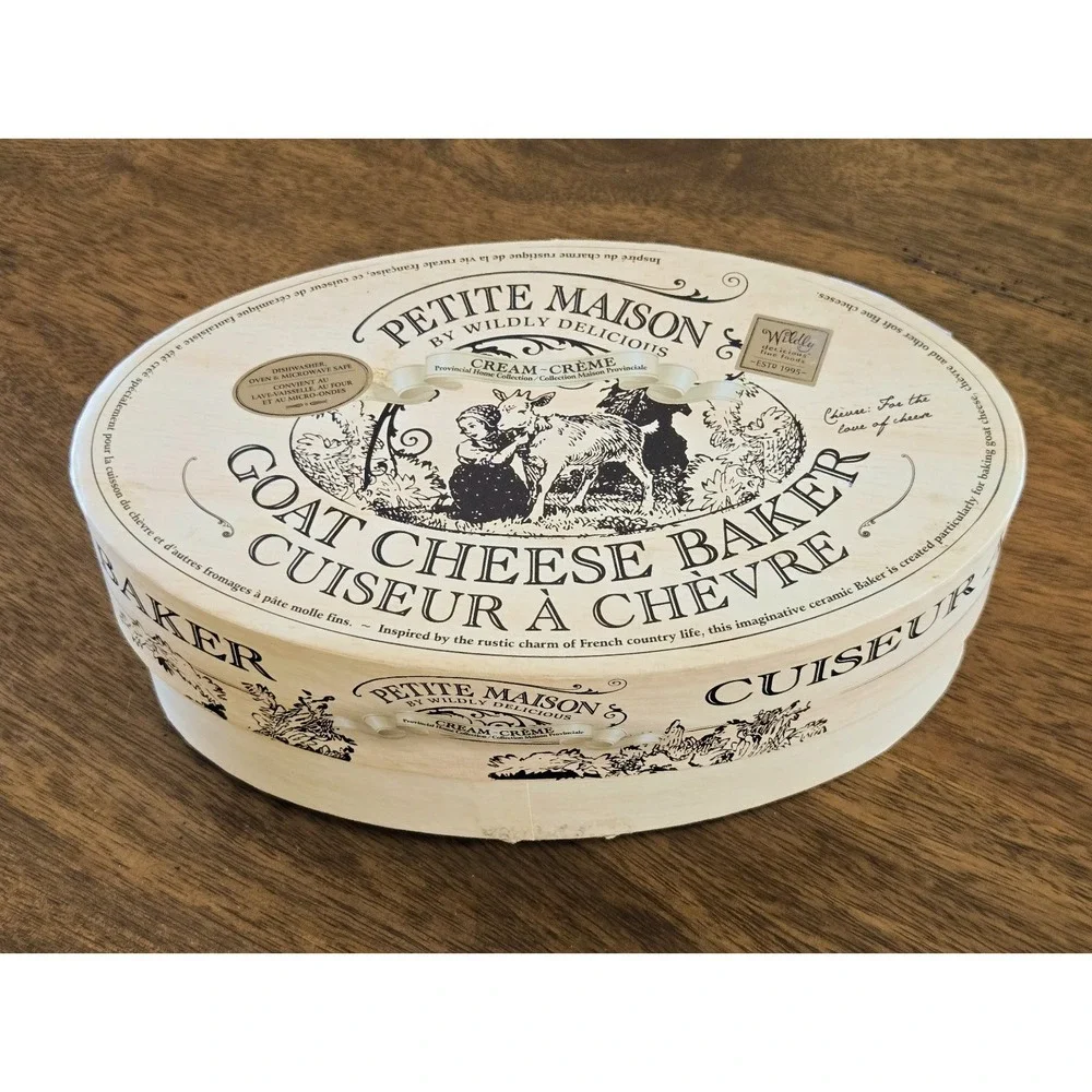 PETITE MAISON by Wildly Delicious Ceramic Goat Cheese Baker Set - No Spreader